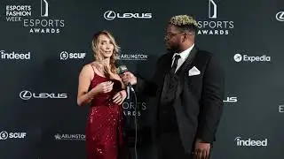 EFW's own Britanni Johnson @EsportsAwards | Esports Fashion Week Live Coverage