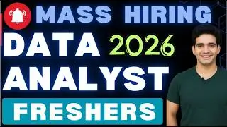 Data Analyst Jobs for Freshers Feb 2026 | Data Analyst Salary in India