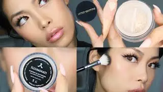 Artist Couture Diamond Glow Powder ILLUMINATI Quick Review Swatch + Close Up Tutorial