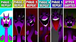 Sprunki PHASE 1-2-3-4-5 But Everyone Is REPEAT After HYPER SHIFTED PHASE 3