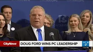 Doug Ford elected new leader of Ontario Progressive Conservative party