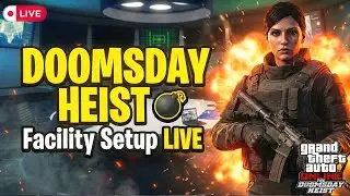 🔴GTA V Online LIVE 🔥 | Facility Setup & Doomsday Heist Begins  | No Commentary ❤️
