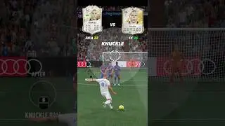 Ra&uacute;l , Lu&iacute;s Figo & Ronaldo FIFA 22 vs FC 25 Free Kick #football #shorts