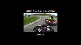 🔥 Absolute Masterclass Ankle Brake!  #automobile #karting #racing #f1 #f3 #f3 #f4