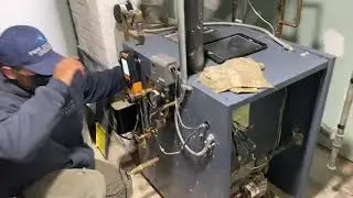Annual Maintenance on a Weil McLain Gas Fired Heating System