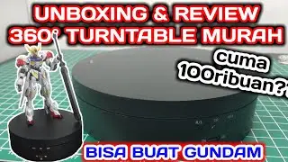 UNBOXING+REVIEW 360° ROTATING DISPLAY TURNTABLE (DISPLAY PUTAR) MURAH