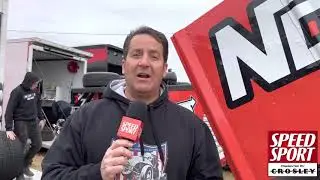 Ralph Sheheen Talks About The Wing Adjustments On A 410 Sprint Car