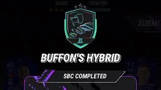 BUFFON&rsquo;S HYBRID! SBC MADFUT 21 OBJECTIVES [11/11]