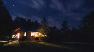A Starry Night in Pretty River