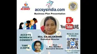 Accsys India Women's Connect  08/09/2022 By Gajalakshmi ED & Devika ED #parttimejob
