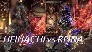 Tekken 8 Heihachi Mishima vs Reina Mishima Style skills comparison / 鉄拳8 三島平八と麗奈の三島流喧嘩空手 技モーション比較
