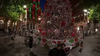 8K 360 Martin Place Christmas Markets