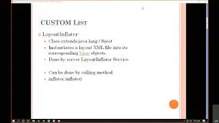 Mobile App Development Lecture 19 2020-09-18