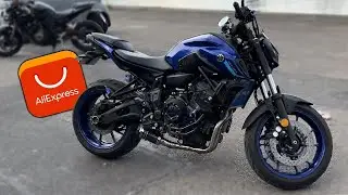 Il ram&egrave;ne UNE NOUVELLE MT07 PREPA FULL ALIEXPRESS (le son est aberrant 🥶)