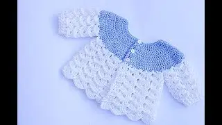 Jersey , chambrita o saco a crochet muy facil y rapido Majovel #crochet #ganchillo
