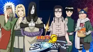 Team Jiraiya melawan Neji Choji dan Rock Lee || Naruto Ultimate Ninja Strom Mobile 