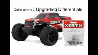 Arrma GRANITE GROM quick unbox and DIFFERENTIAL UPGRADE #arrma #arrmagranite #droneald 