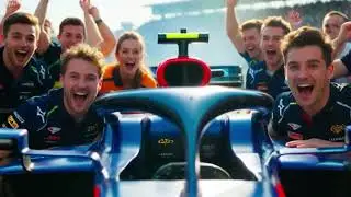 AI Formula 1 Victory 🏆🔥 | Epic Racing Celebration Short