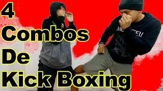 4 Combinaciones de Kick Boxing De 3 y 4 Movimientos FÁCILES