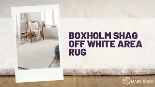 Boxholm Shag Off White Area Rug