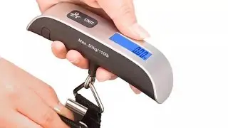 Digital LCD 50KG Portable Handheld Electronic Travel Luggage Weighing Scale