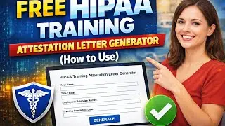 Free HIPAA Training Attestation Letter Generator (How to Use)