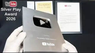 New YouTube Silver Play Button 2026 Detailed Review 2026 Creators Award #silverplaybutton