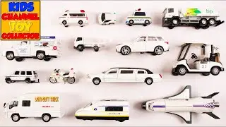 Learn The Color White with Vehicles for Kids