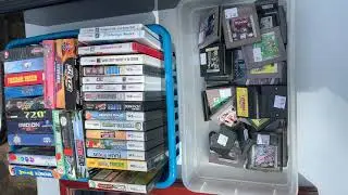 MASSIVE NERD GARAGE SALE PART2, There is A REALLY Friendly Cat. Lots Of Nintendo Video Games