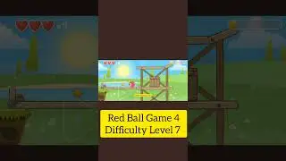 Red Ball Game 4 Level 7 difficult level 🥲 #gamer #viralshorts #gaming