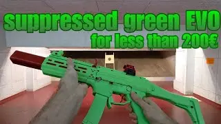 Green Integrally Suppressed EVO Scorpion