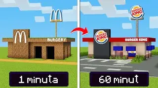 Poprosiłem 10 LOSOWYCH OSÓB aby zbudowali BURGEROWNIĘ w MINECRAFT!