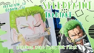 SPEEDPAINT TRADIART &bull; Roronoa Zoro (One Piece Movie RED) Art By. Rin_15 (LawRin_15)
