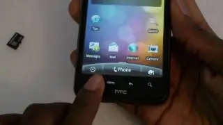 HTC Desire HD unboxing + First Boot