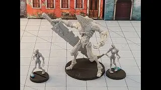 Comet Lord Miniatures:  The Faceless, warriors of the Mad Architect!