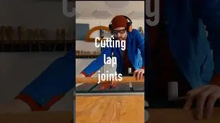 Cutting lap joints on the table saw #woodworking #woodscraft #craft #table saw