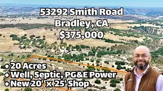 FOR SALE - 53292 Smith Road Bradley, CA (20 AC)