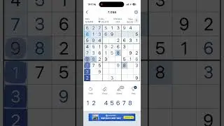 Sudoku Daily Challenge &ndash; March 12, 2025 (Archive) | Full Solve (No Talking)