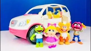 FISHER PRICE SUV Ride Aquarium Trip The Muppet Babies PEPPA PIG Toys LEARNING Videos For Kids