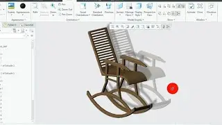 Rocking Chair Design in creo 2.0/4.0/6.0/7.0