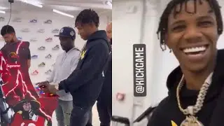 A Boogie Wit Da Hoodie Shopping At Kick Game UK For Some New Trainers | Audio Saviours