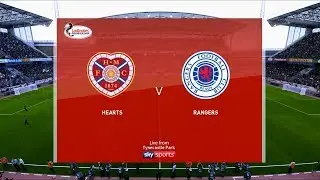 Hearts vs Rangers | 2019-20 Scottish Premiership | PES 2020