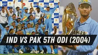 India Vs Pakistan 5th ODI 2004 Highlights | India's First Series Win in Pakistan