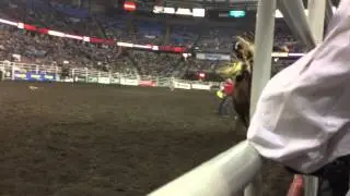Chuck Schmidt rides Outlaw Buckers Bar Star