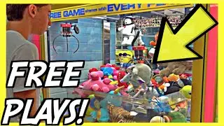 ★Rare Claw Machine Gives You FREE PLAYS!! ~ ClawTuber