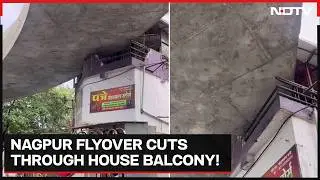 Nagpur News | Nagpur Flyover Cuts Through House Balcony; Highway Body Claims Encroachment