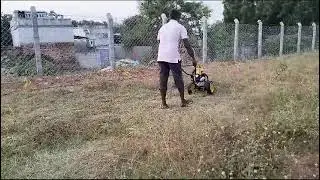 Wheel Brush Cutter Demo...new addition to the farm