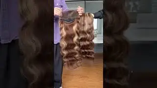 Honey Blonde Piano Color Top Swiss HD Lace|Loose Body Wave