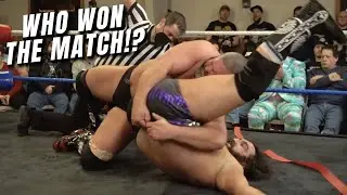 Controversial conclusion to JD Drake vs. Rip Byson from #2HotToHandle - Limitless Wrestling (AEW)