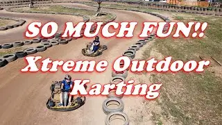 SO MUCH FUN!! = Xtreme Outdoor Karting - Mavic Mini drone footage